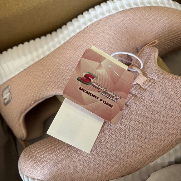 8.5 Charlize Pink Textile Padded Sole Slip On Lace Decor Pull Low Top Sneaker - Picture 2 of 15